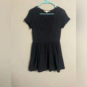 Yumi Kim for Anthropologie Black Multicolor Speckled Dress Size Small Fit &Flare